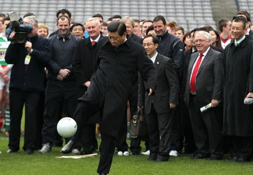 习近平:中国足球队一直很努力