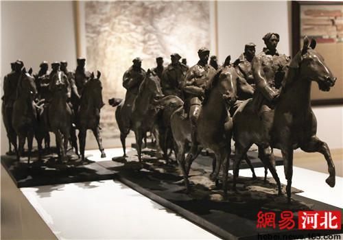 银奖作品——雕塑《长征—向北?向北!》