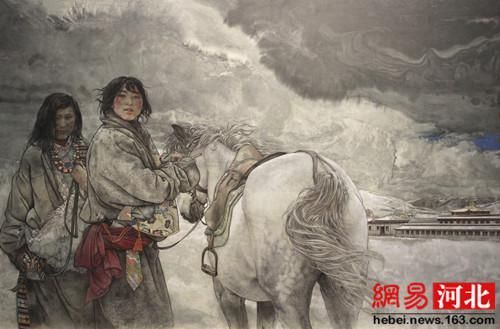 获奖提名作品——中国画《寂静欢喜》