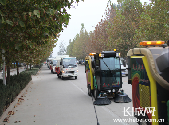 饶阳环卫市场运行交接大会图片