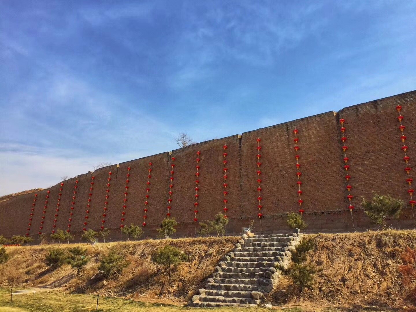 万全古城年味浓-万,古城,灯笼,一,城墙,-长城网-张家口万全县长安网