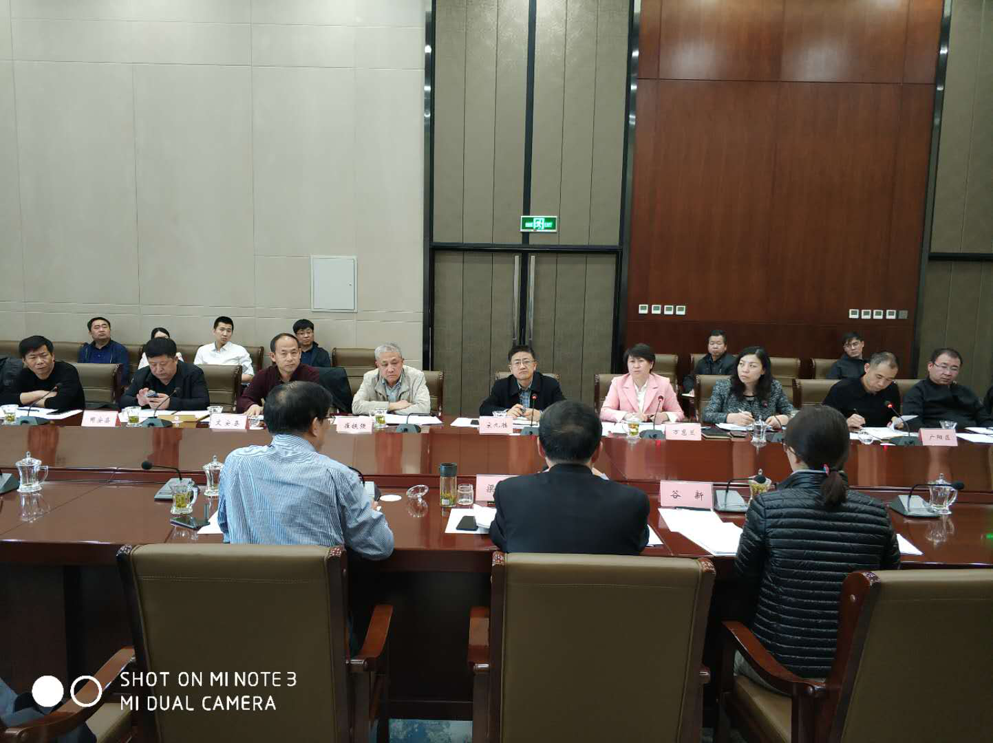 在廊坊,廊坊市司法局书记宋九胜,局长万惠兰汇报了工作情况,霸州市