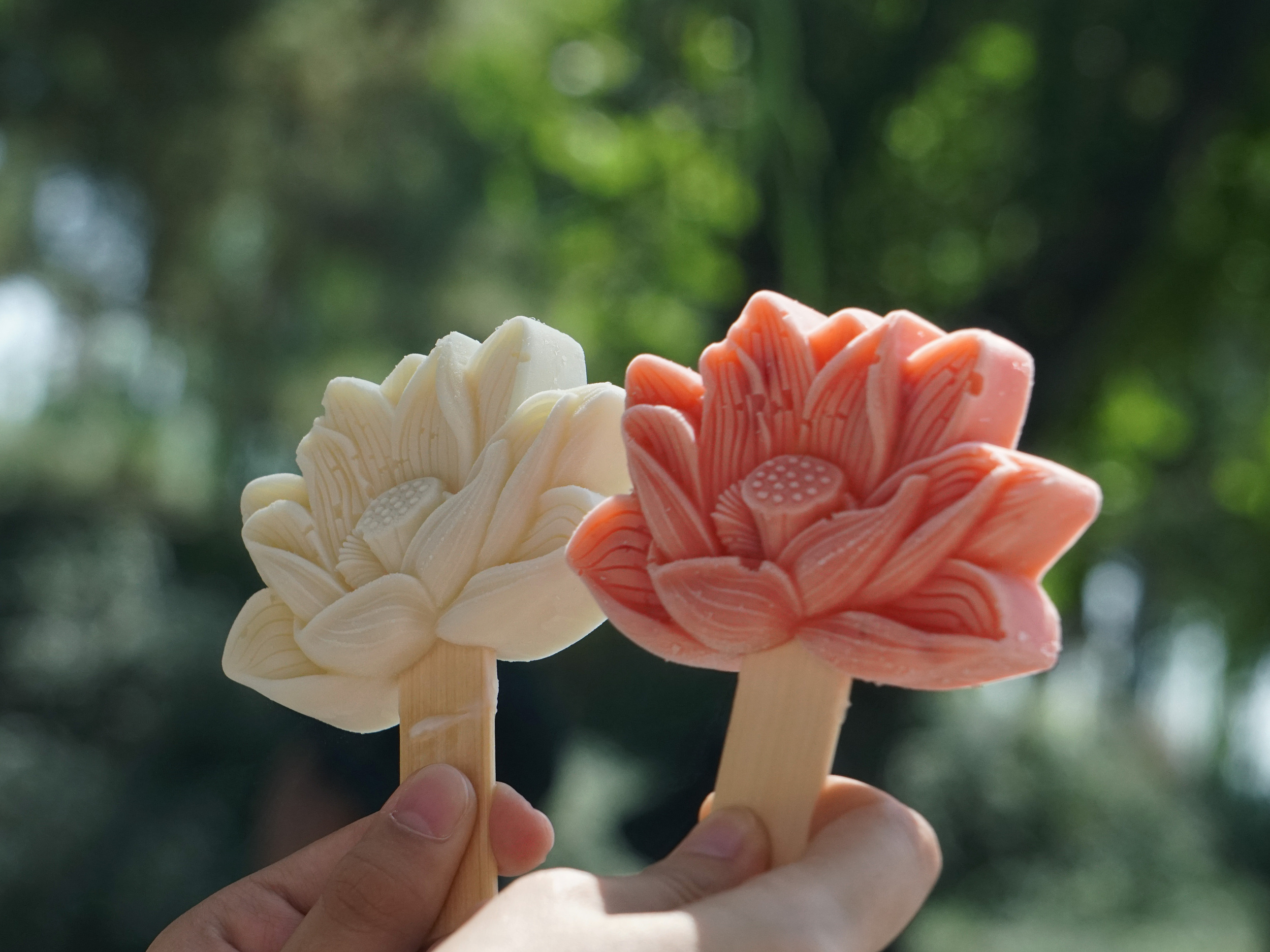 北京圆明园荷花冰激凌开售 造型优雅清新别样美--长城网-河北网信网